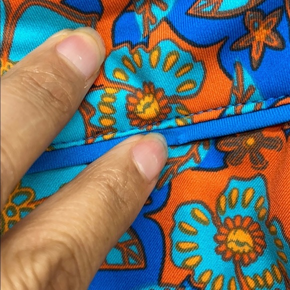 REI swim shorts, hiking shorts floral 70s print - Picture 2 of 5